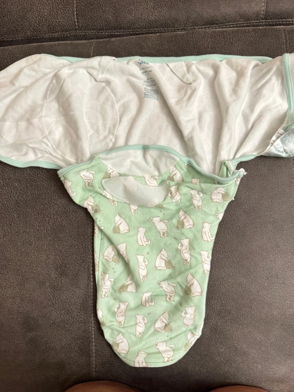 Disney Mint Green Bear Print Sleep Sack